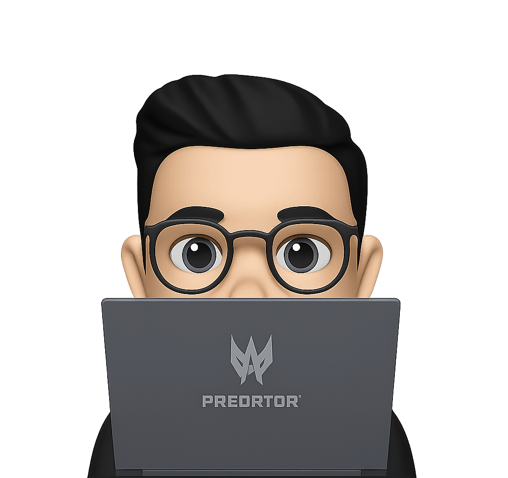 Me Working on the My Laptop